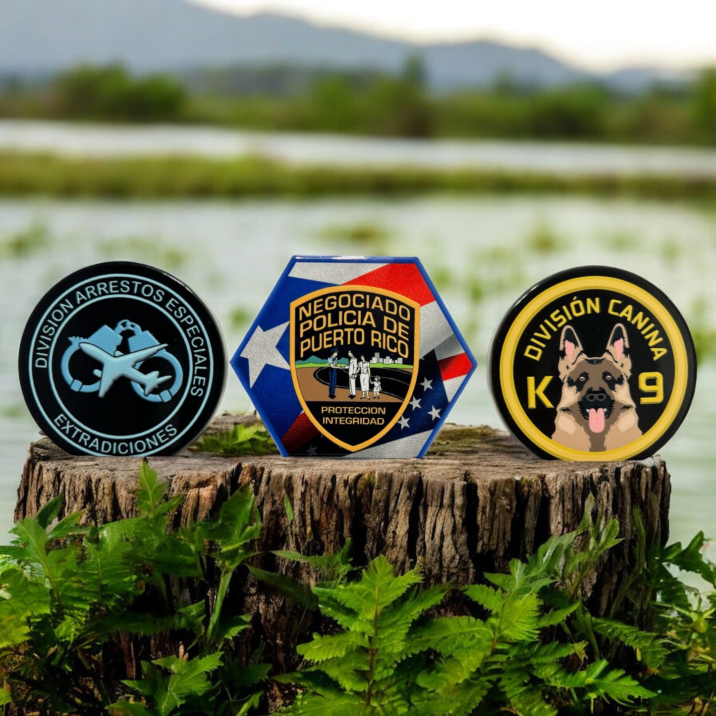 Drink Coaster/ Porta Vasos Policia De Puerto Rico