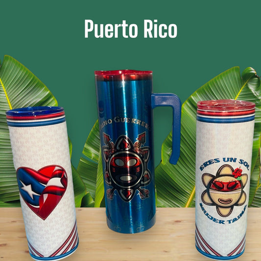 🎁 20OZ Taino Skinny Tumbler w/handle (100% off)