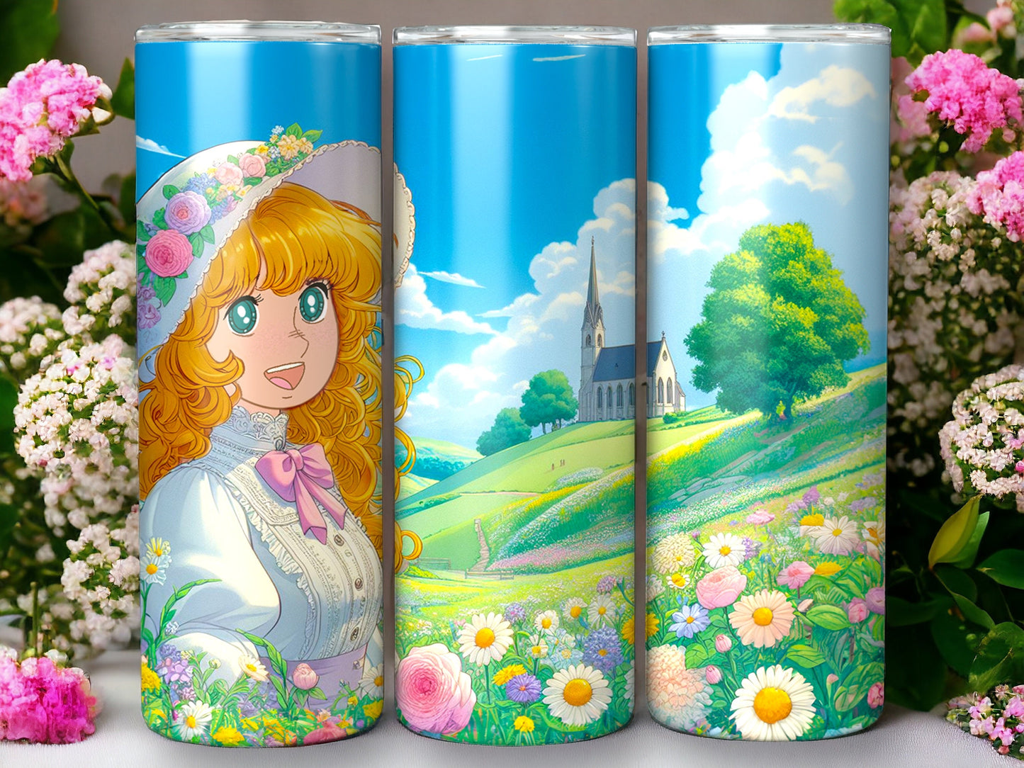 Candy Candy Anime Tumbler, Candy Blanca, Dulce Candy.